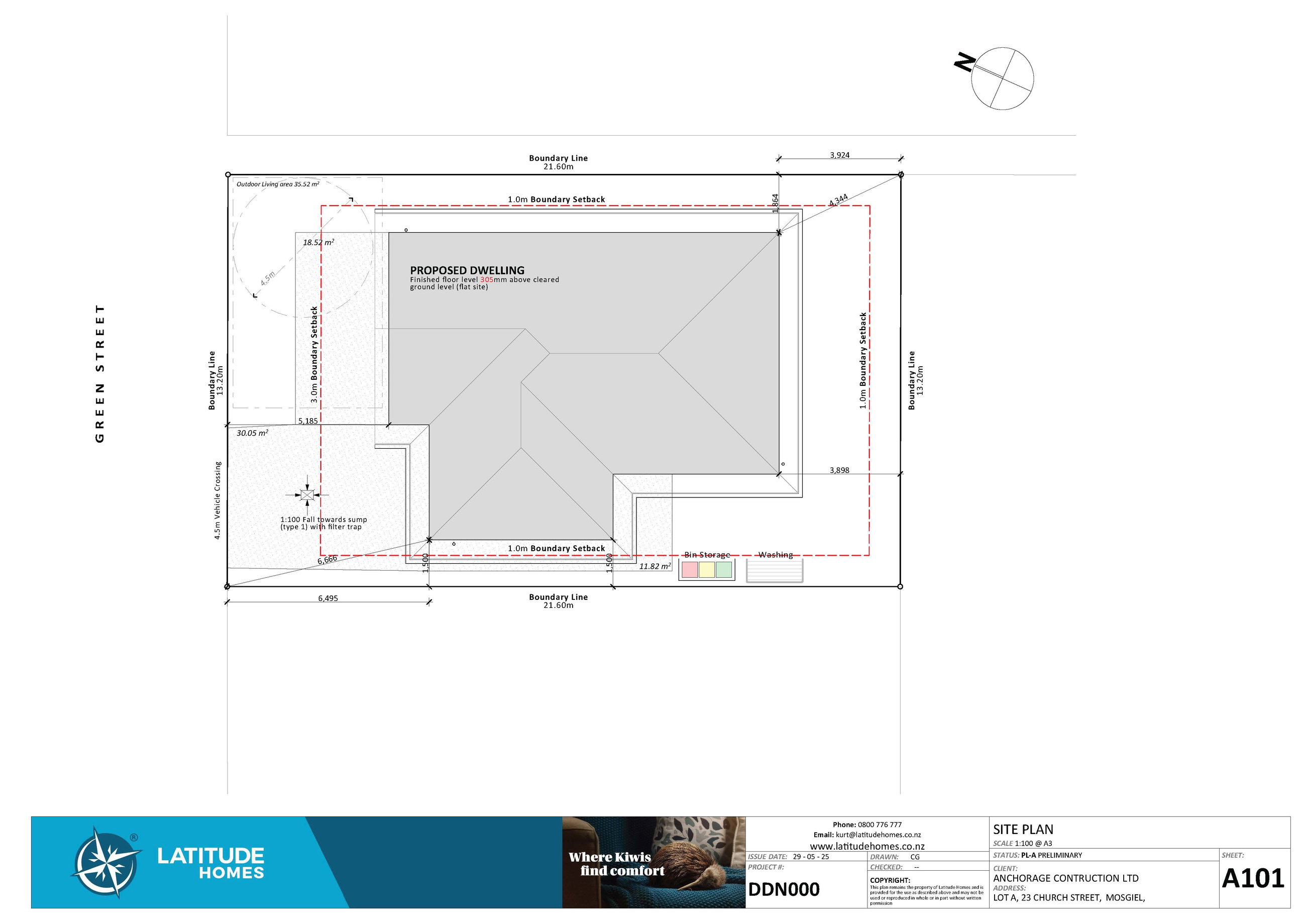 Modern Mosgiel Townhouse Living - 2 bedroom floor plan 2